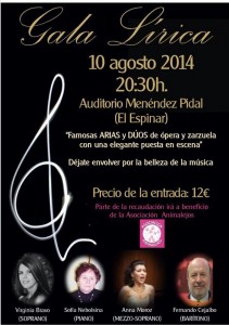 Concierto Lírico - 10 de Agosto del 2014